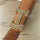 Perfect Replica Hermes Frosted Gold Buckle Brown Leather Belt (8)_th.jpg